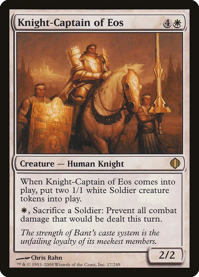 Knight-Captain of Eos Front Face