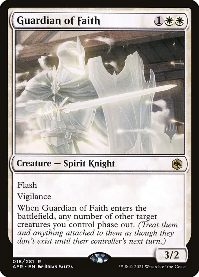 Guardian of Faith Front Face