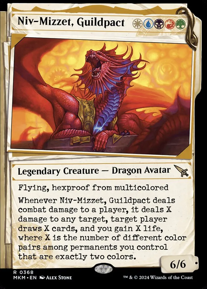 Niv-Mizzet, Guildpact Front Face