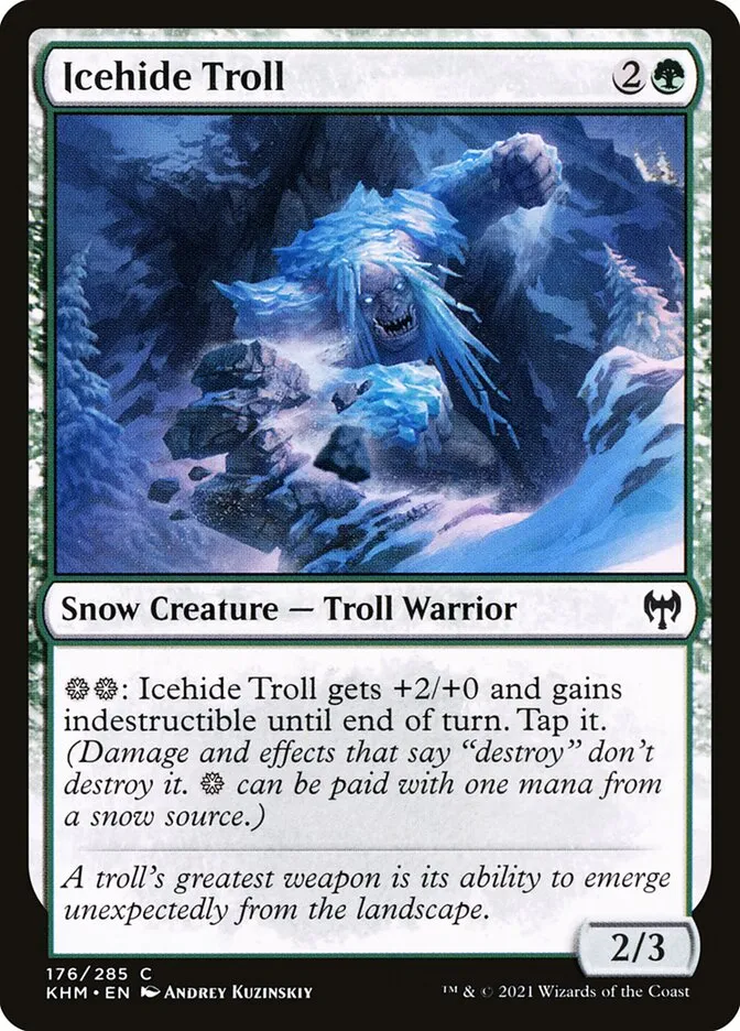 Icehide Troll Front Face