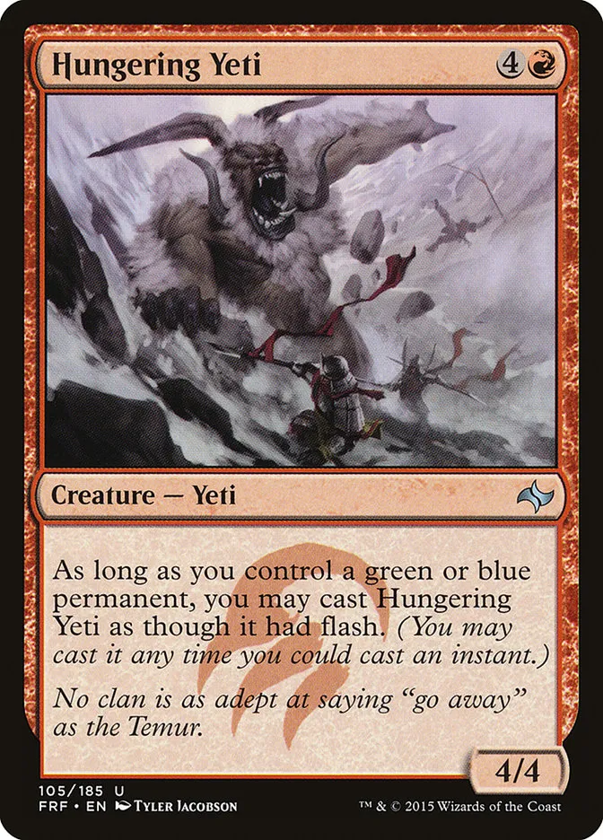 Hungering Yeti Front Face