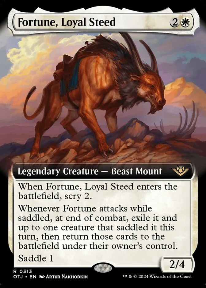 Fortune, Loyal Steed Front Face