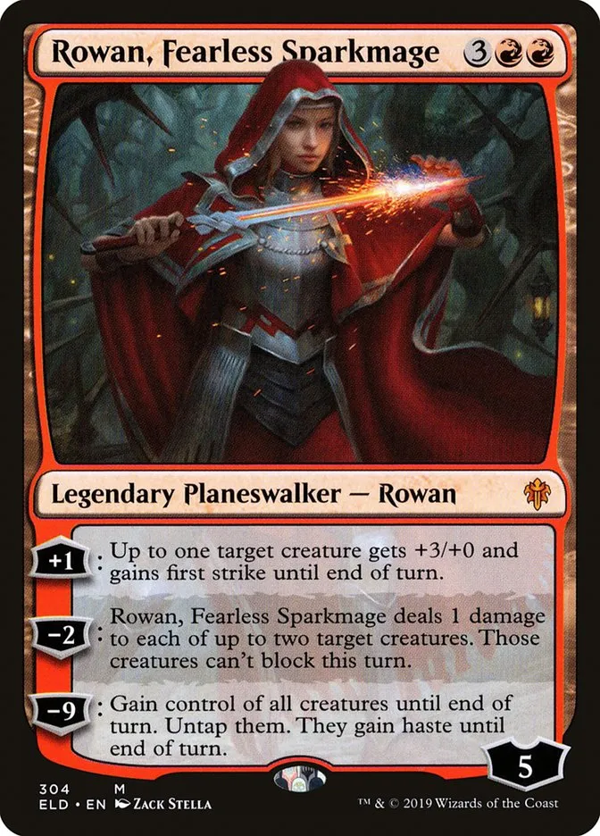 Rowan, Fearless Sparkmage Front Face