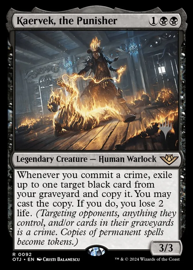 Kaervek, the Punisher Front Face