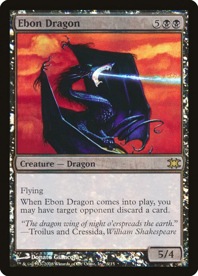 Ebon Dragon Front Face