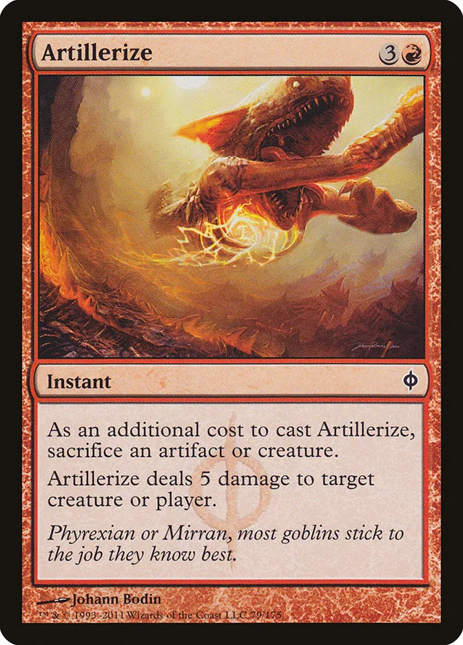 Artillerize Front Face