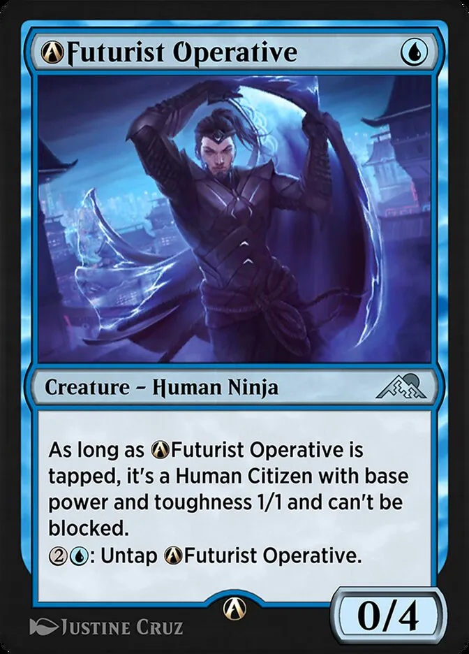 A-Futurist Operative Front Face