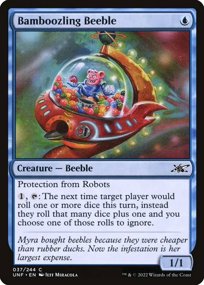 Bamboozling Beeble Front Face