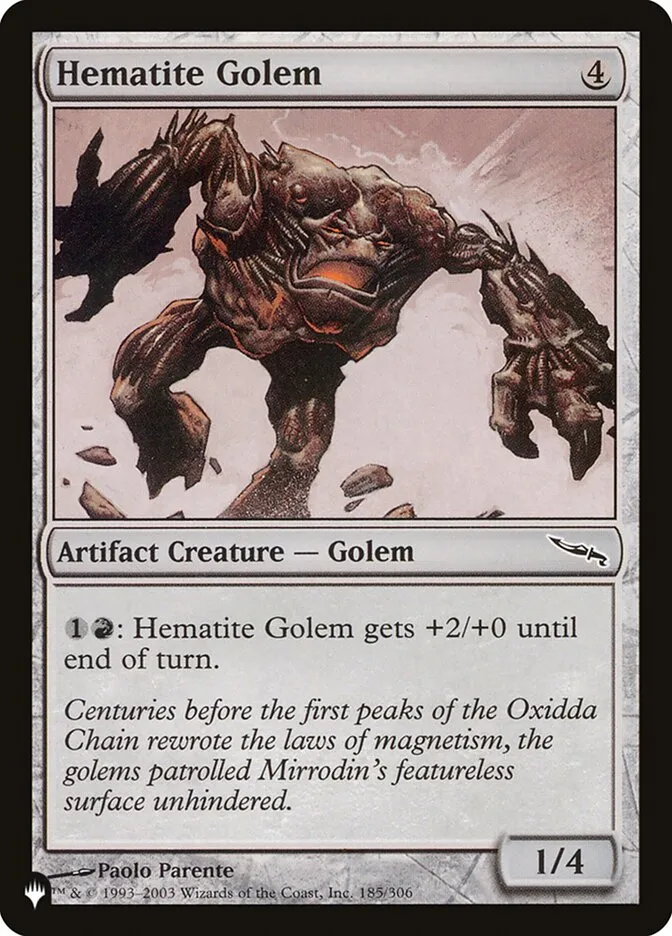 Hematite Golem Front Face