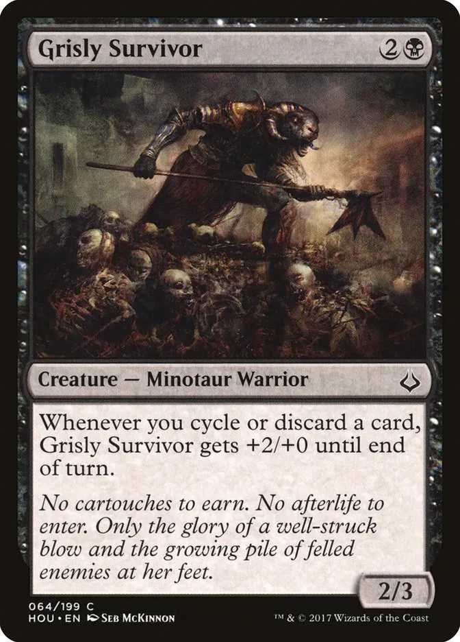 Grisly Survivor Front Face