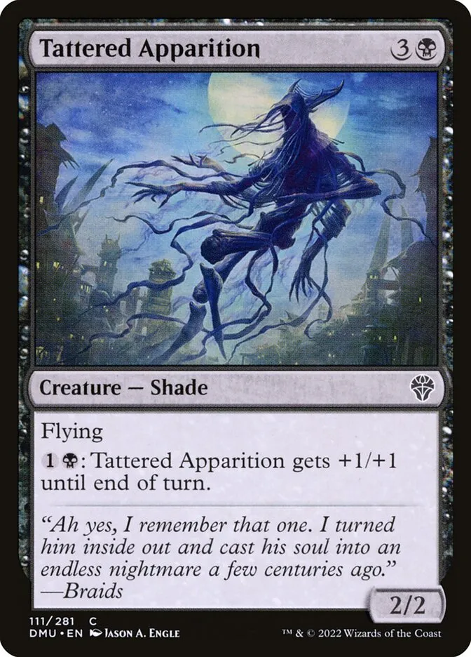 Tattered Apparition Front Face