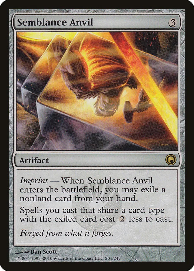 Semblance Anvil Front Face