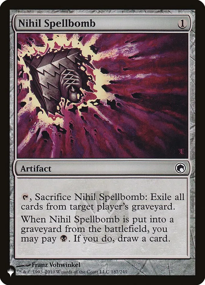 Nihil Spellbomb Front Face