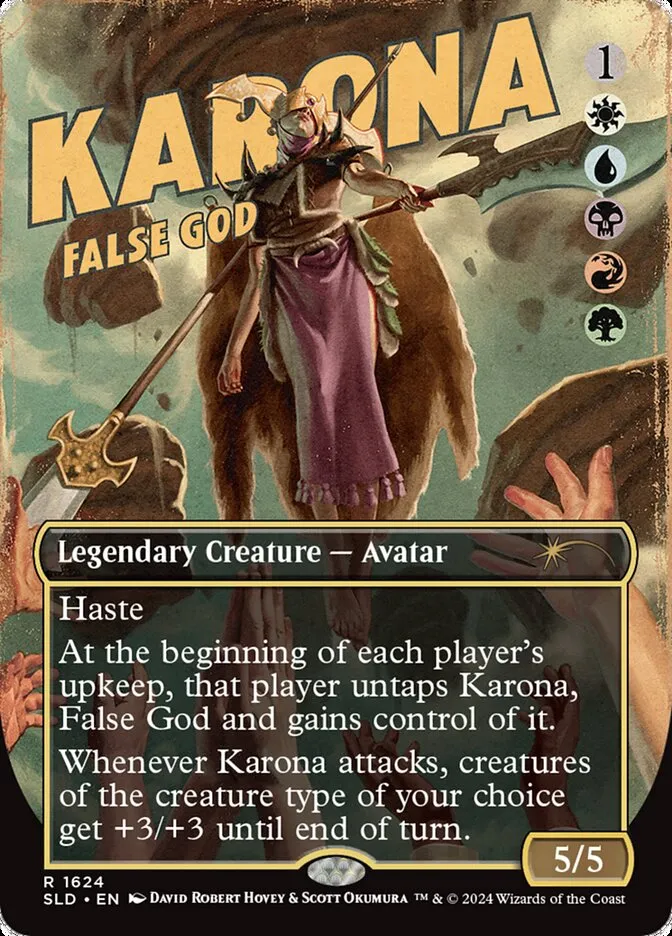 Karona, False God Front Face