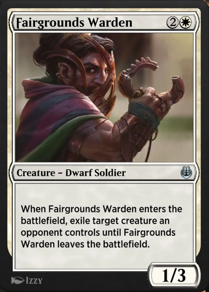 Fairgrounds Warden Front Face