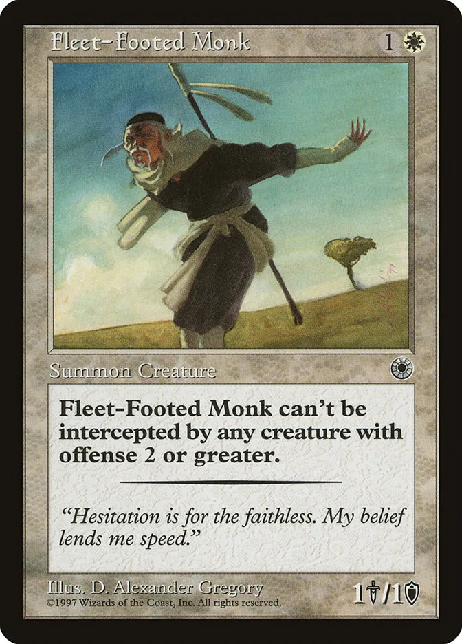 Fleet-Footed Monk Front Face