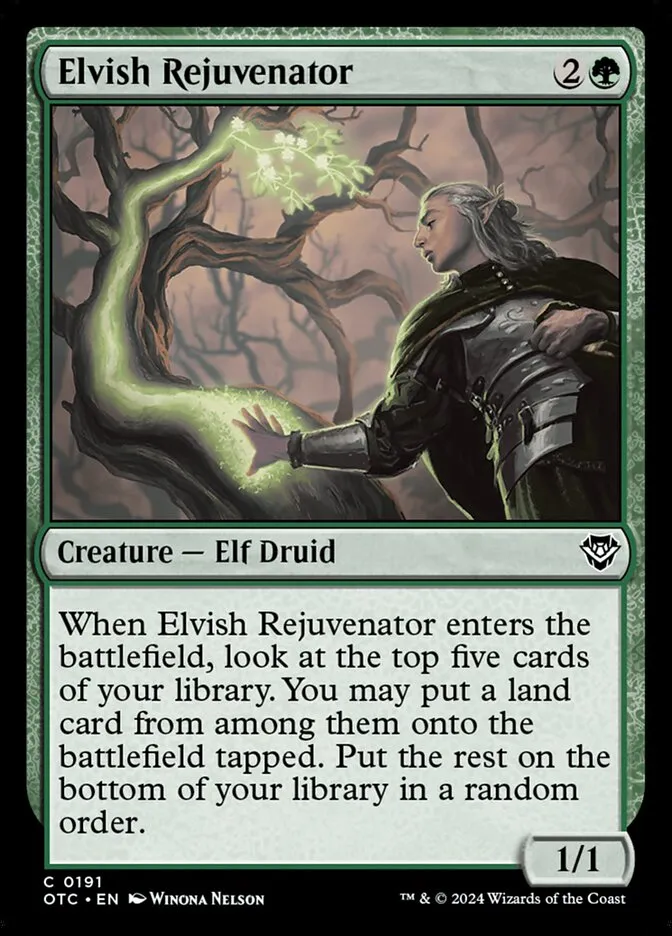 Elvish Rejuvenator Front Face