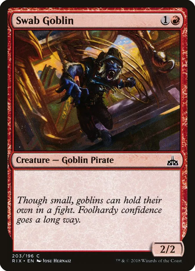 Swab Goblin Front Face