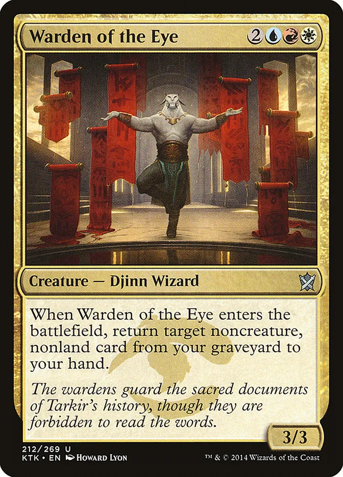 Warden of the Eye Front Face