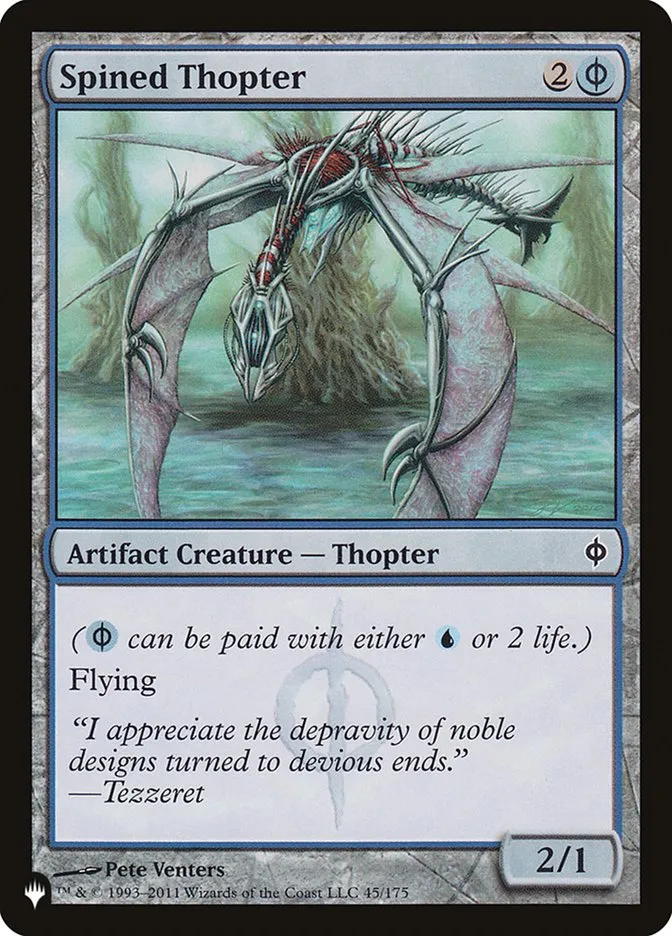 Spined Thopter Front Face