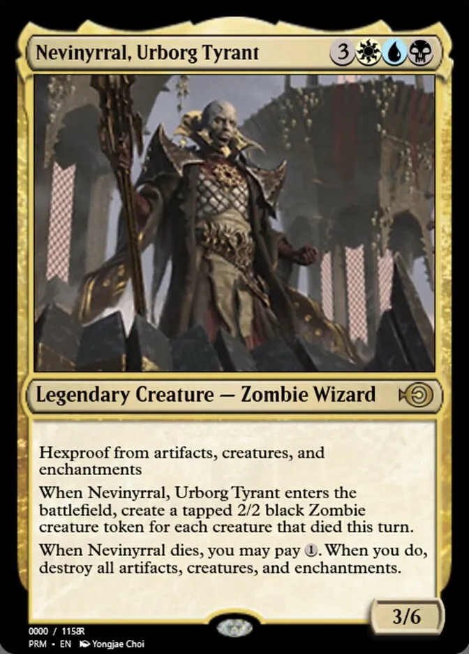 Nevinyrral, Urborg Tyrant Front Face
