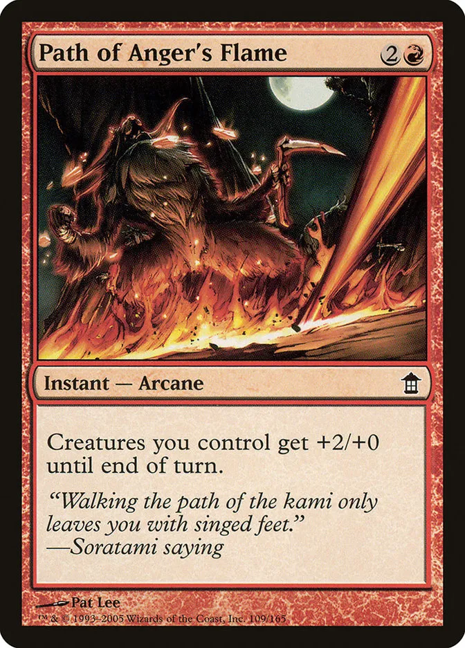 Path of Anger's Flame Front Face