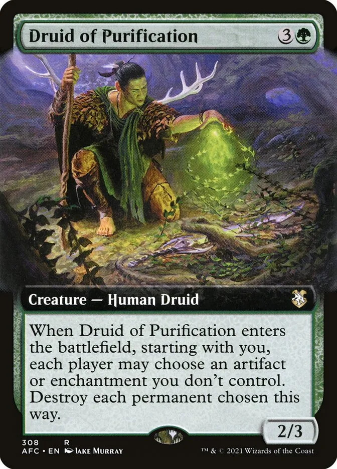 Druid of Purification Front Face