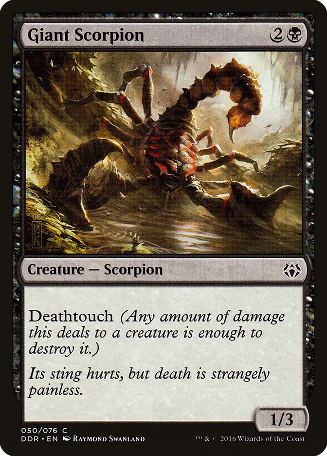 Giant Scorpion Front Face