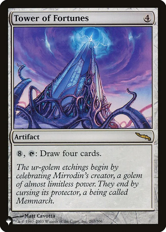 Tower of Fortunes Front Face
