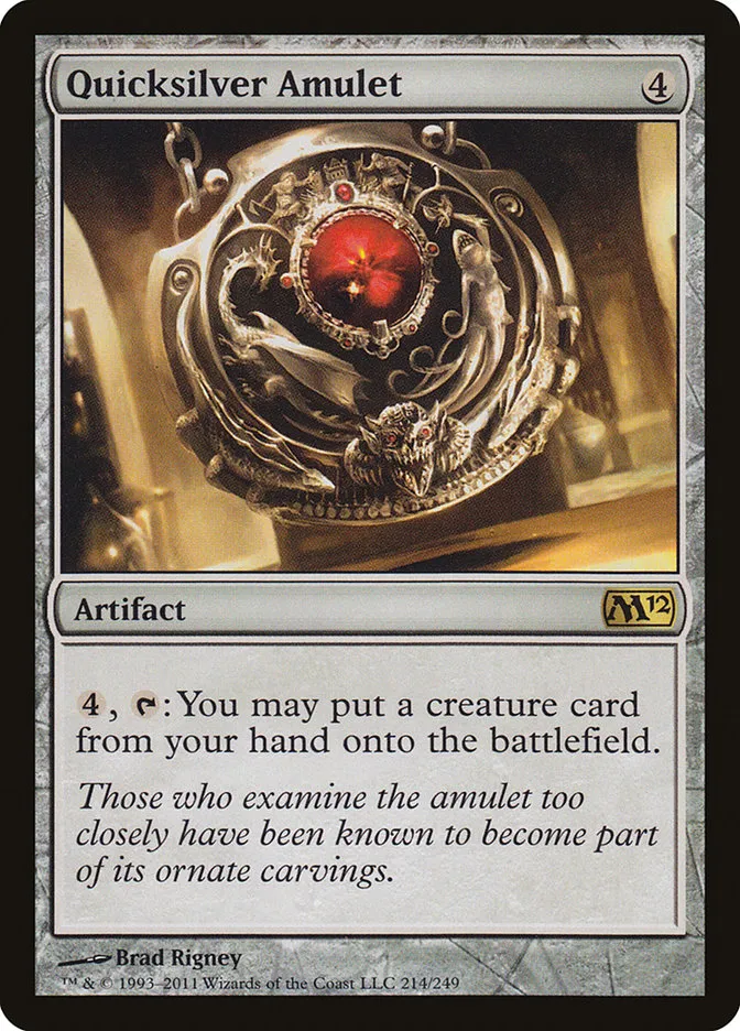 Quicksilver Amulet Front Face