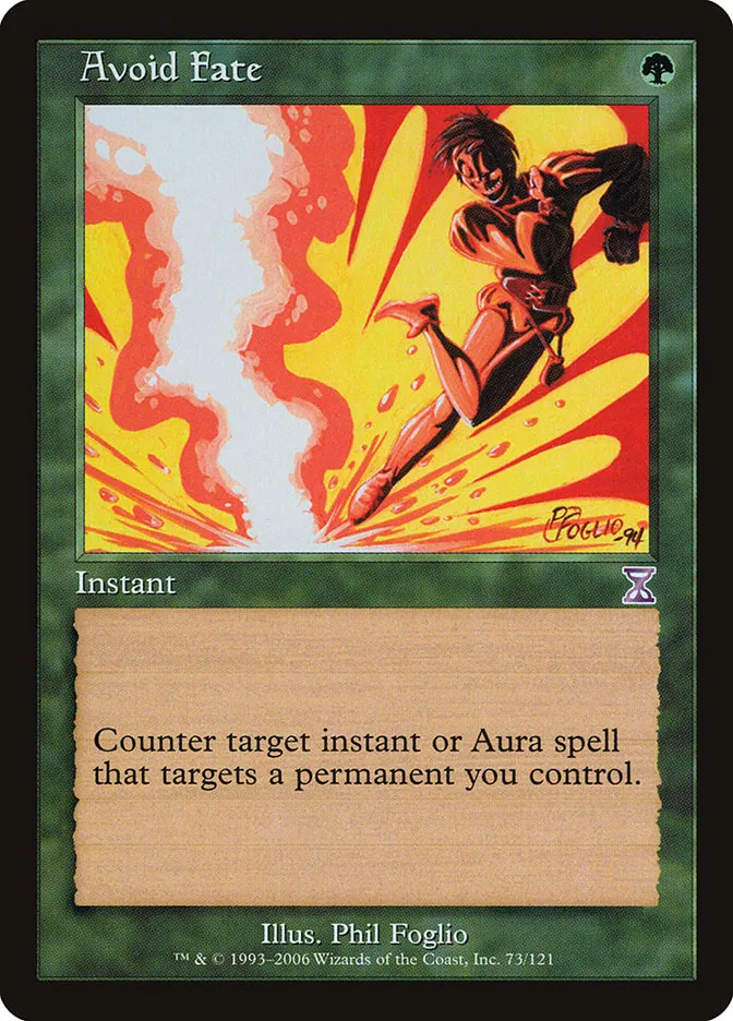 Avoid Fate Front Face