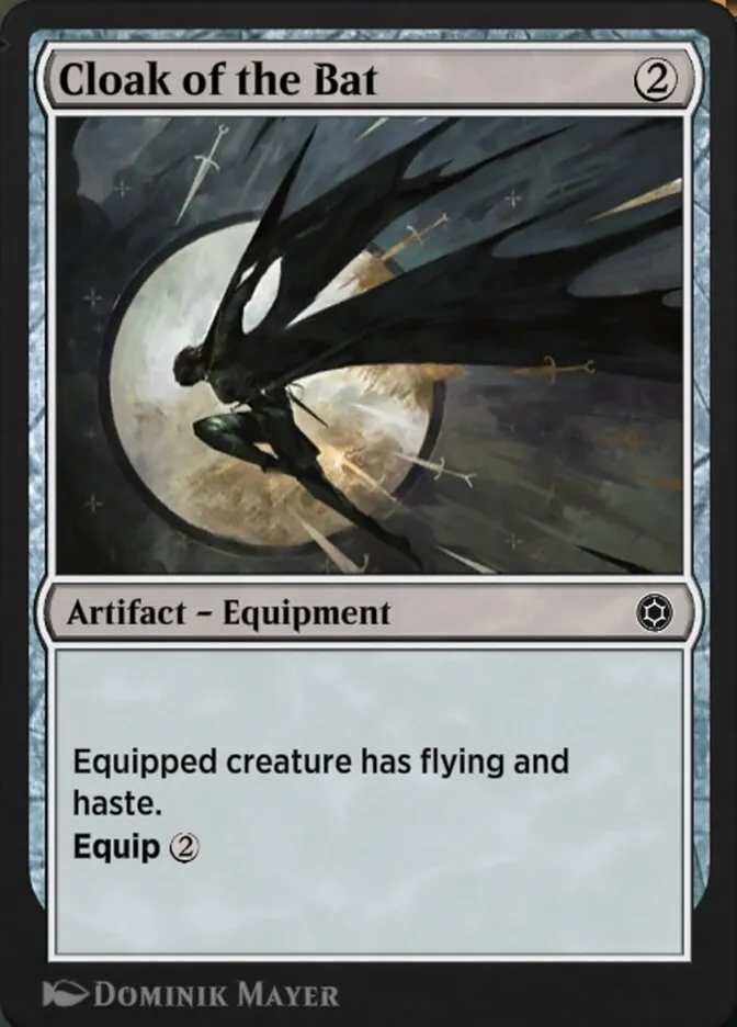 Cloak of the Bat Front Face
