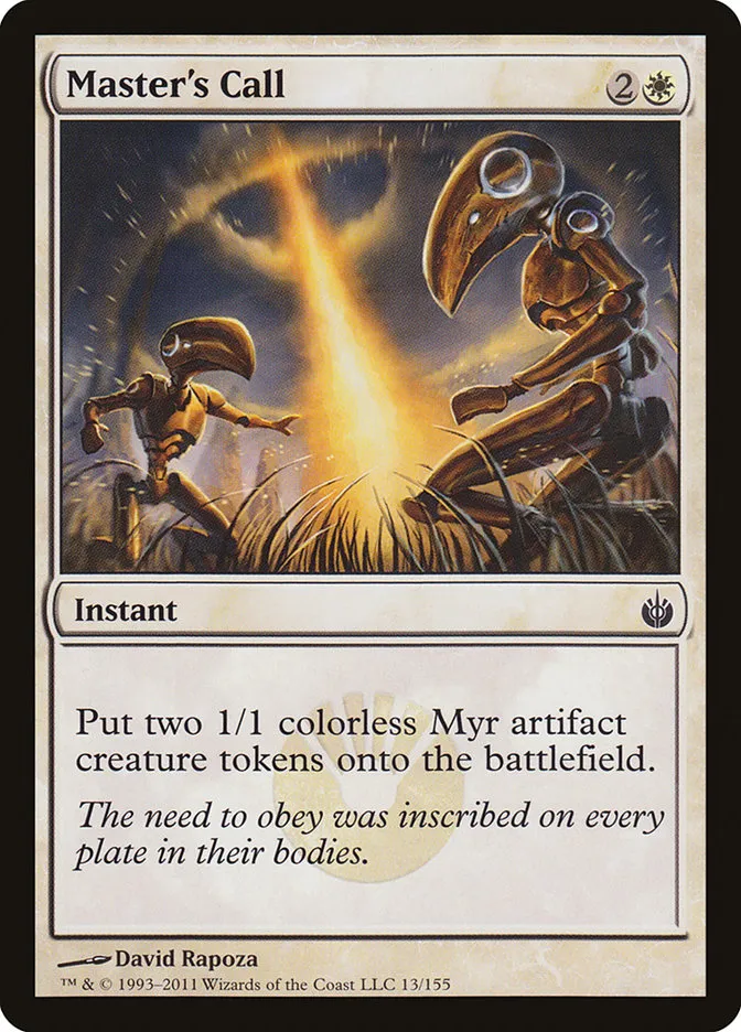 Master's Call Front Face