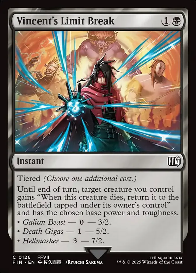 Vincent's Limit Break Front Face