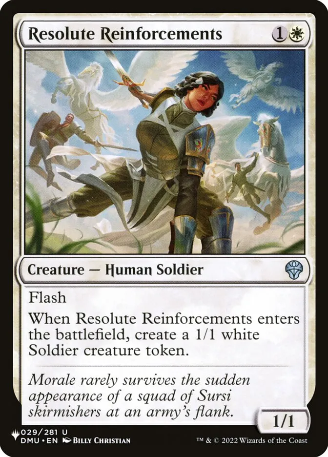 Resolute Reinforcements Front Face