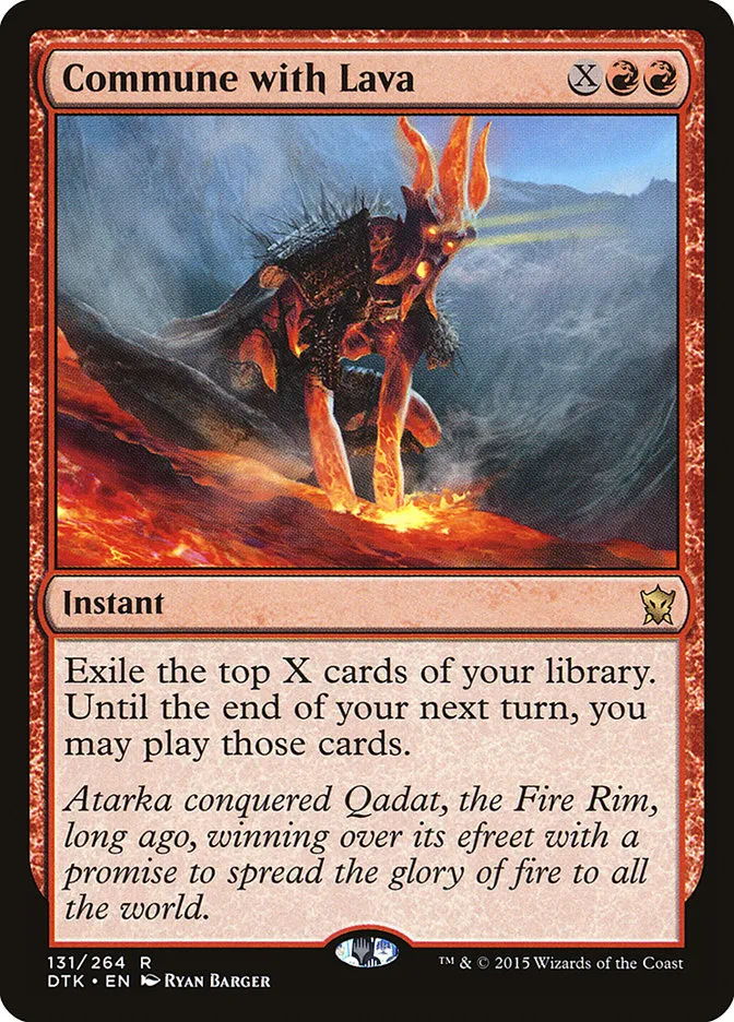 Commune with Lava Front Face