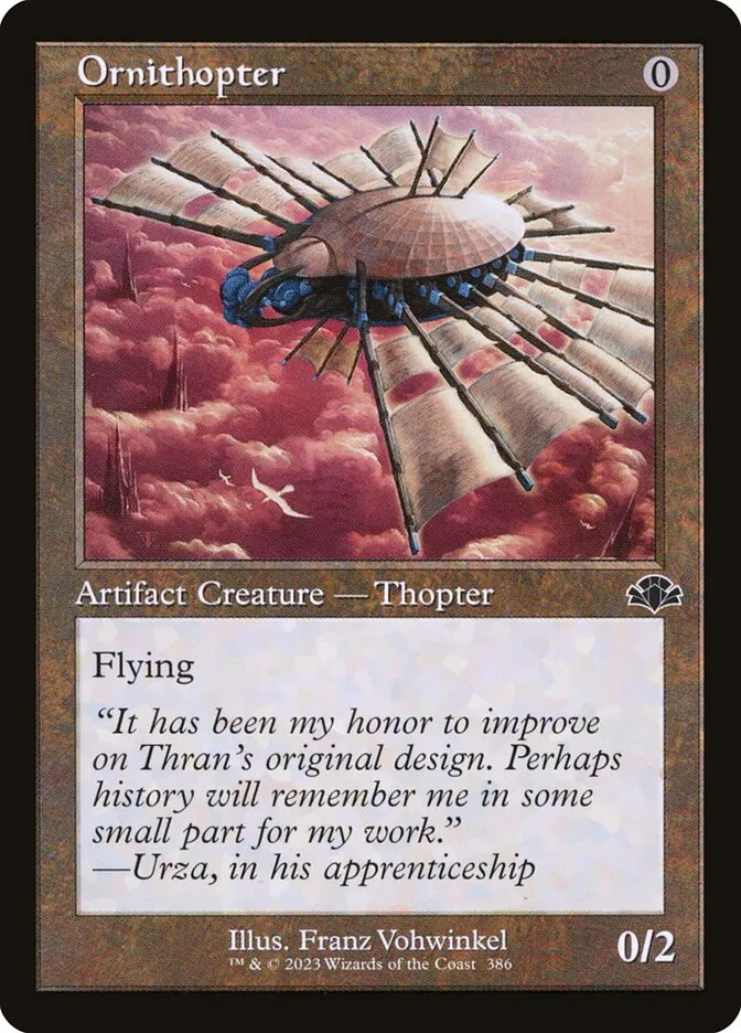 Ornithopter Front Face