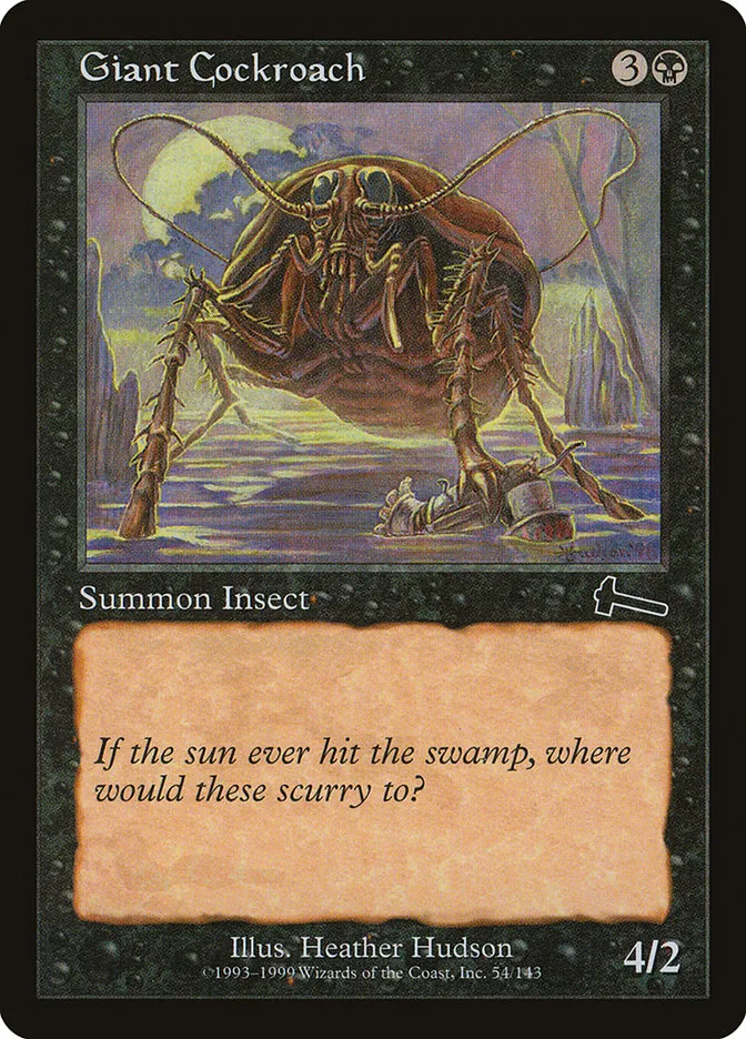 Giant Cockroach Front Face