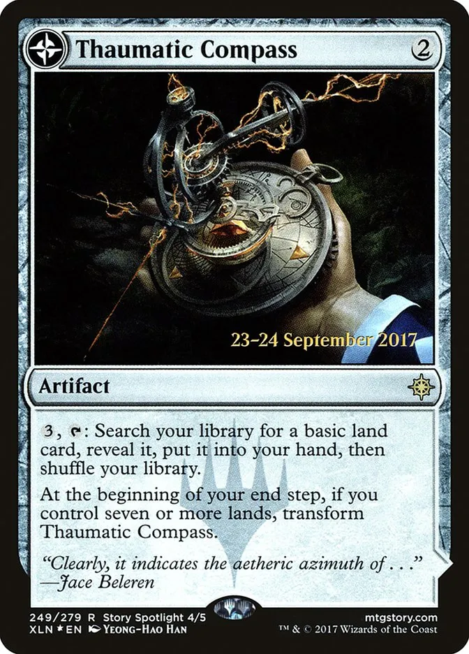 Thaumatic Compass // Spires of Orazca Front Face