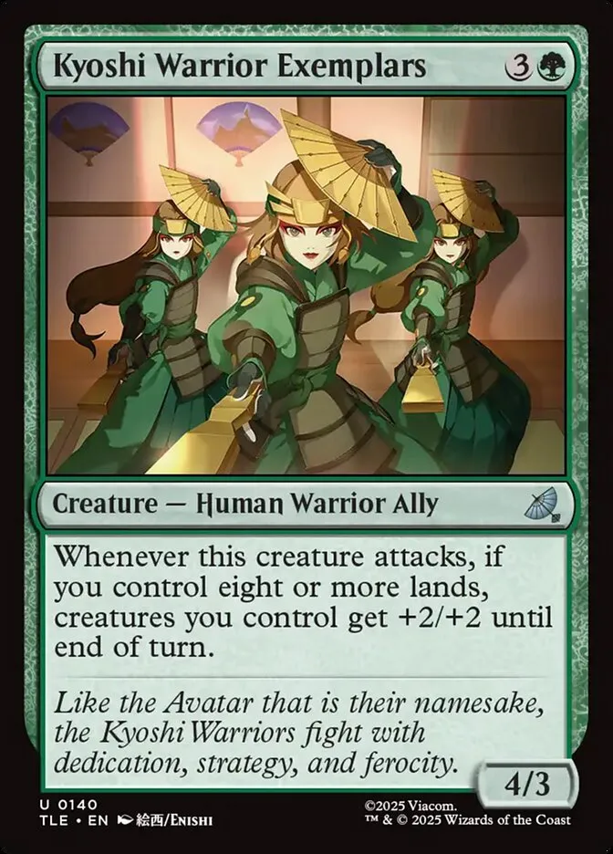 Kyoshi Warrior Exemplars Front Face