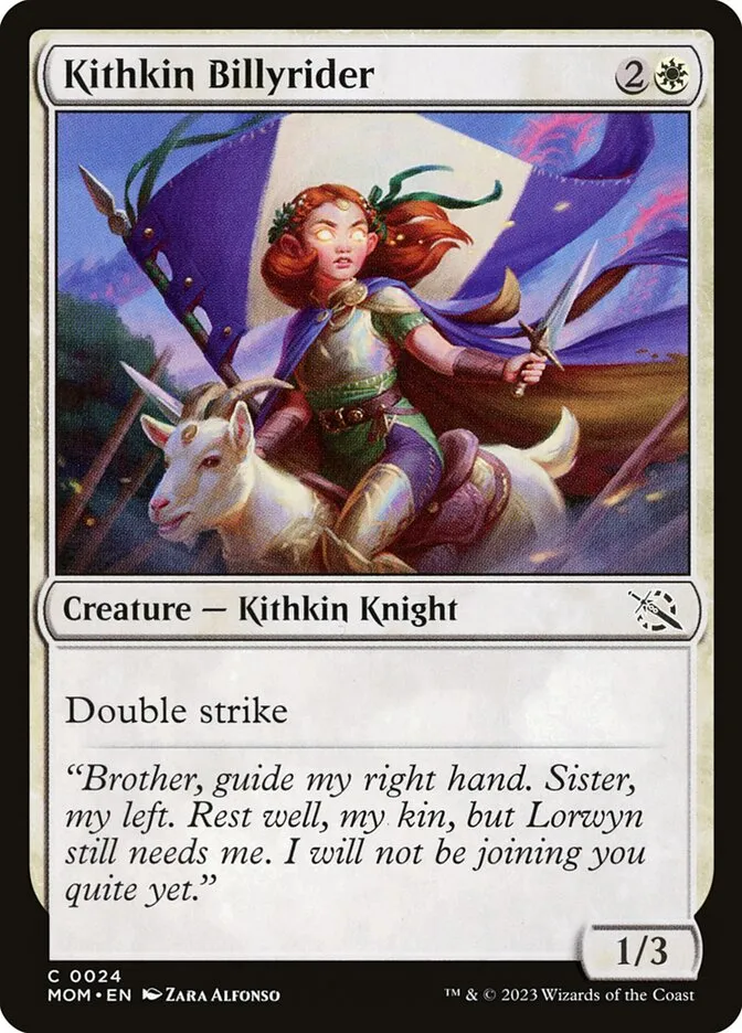 Kithkin Billyrider Front Face