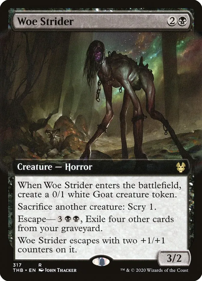 Woe Strider Front Face