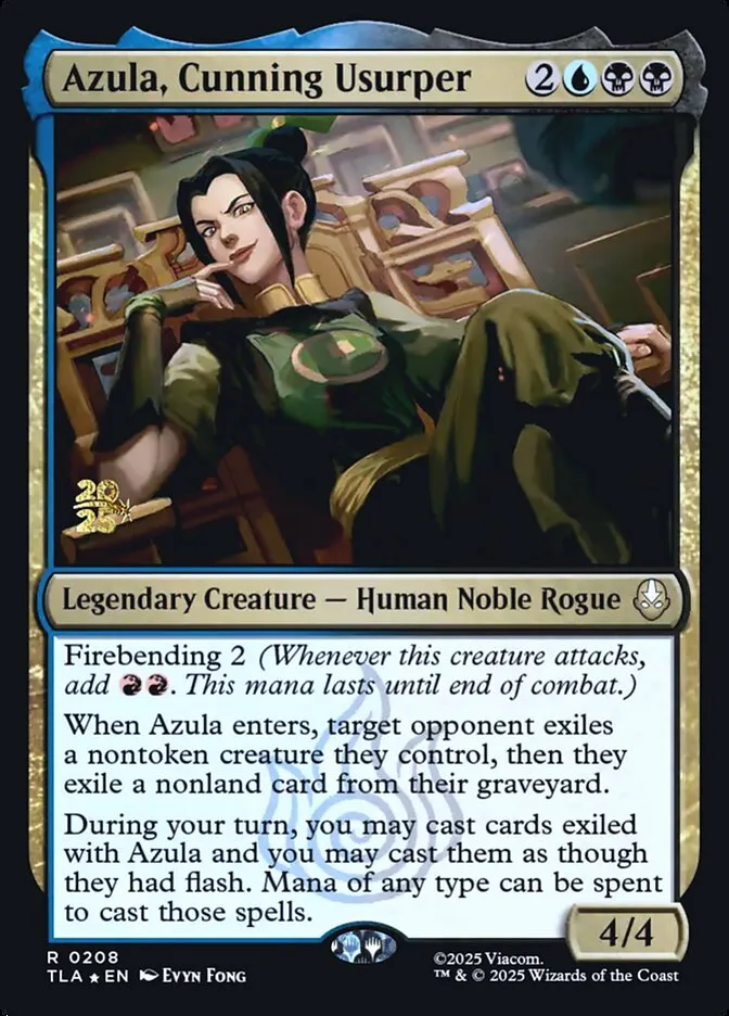 Azula, Cunning Usurper Front Face