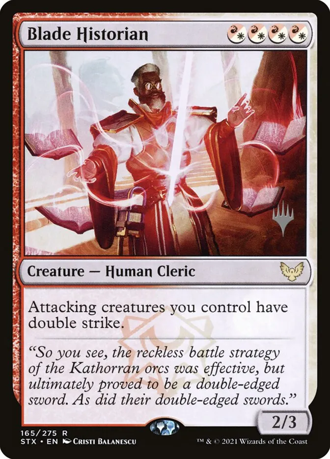 Blade Historian Front Face