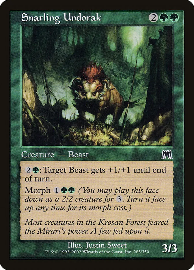 Snarling Undorak Front Face