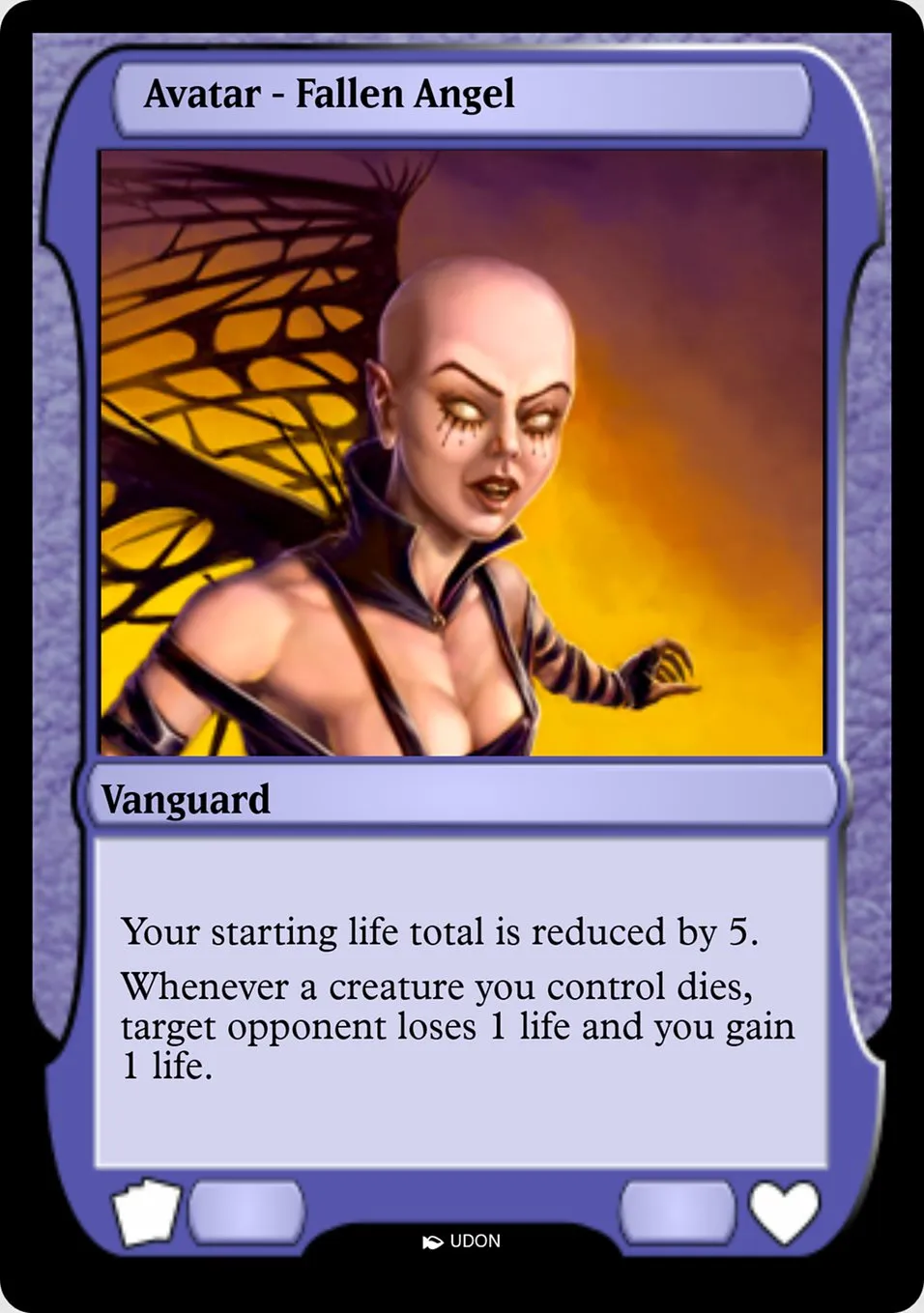 Fallen Angel Avatar Front Face