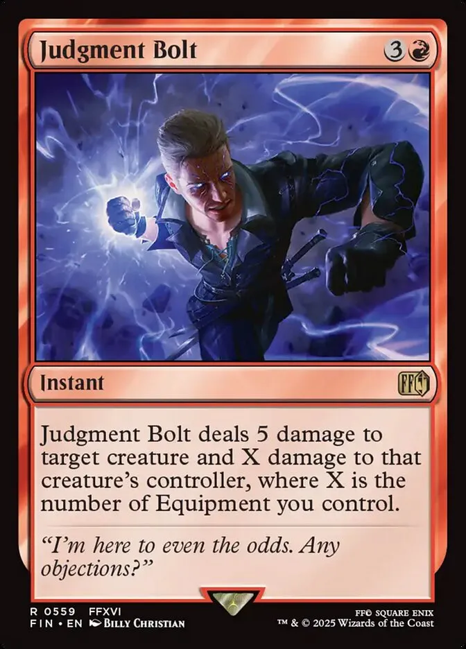 Judgment Bolt Front Face