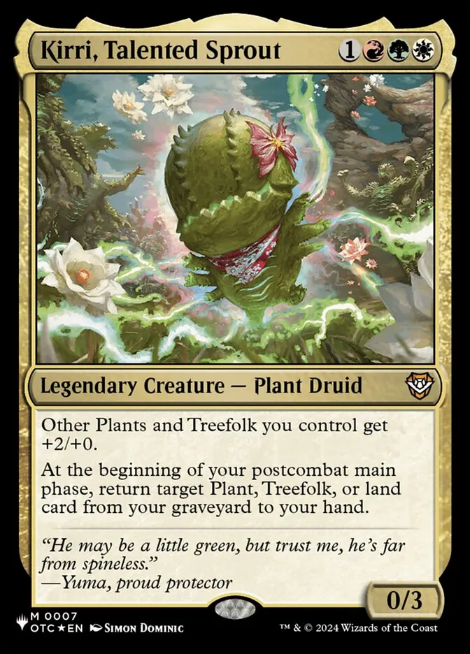 Kirri, Talented Sprout Front Face
