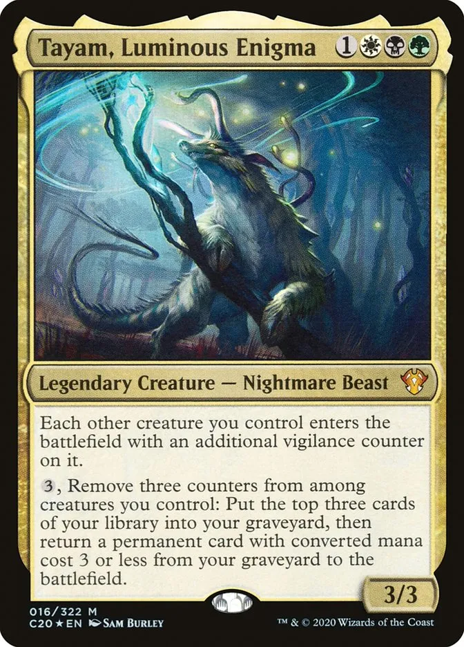 Tayam, Luminous Enigma Front Face