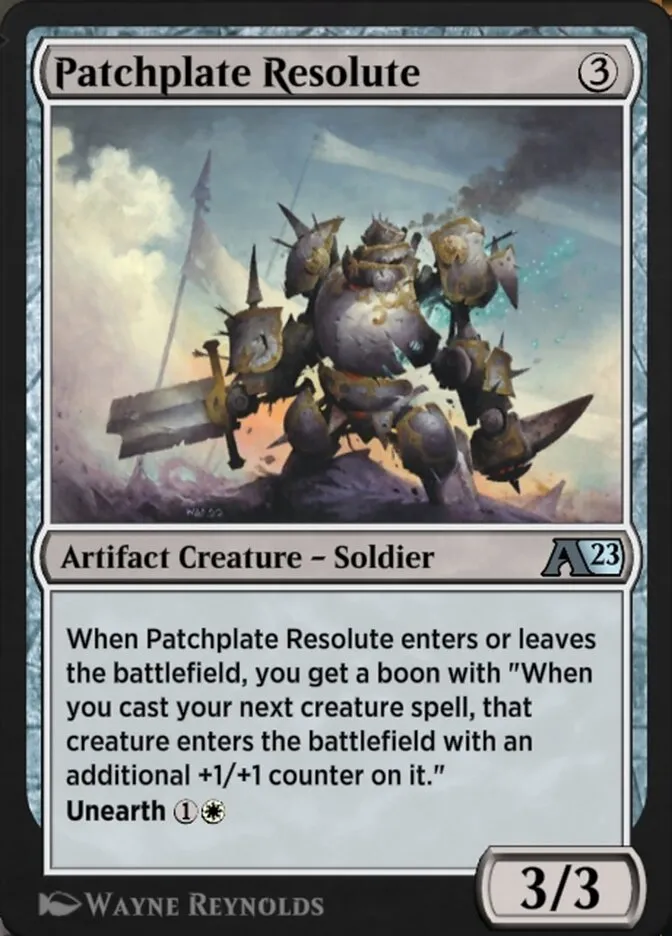 Patchplate Resolute Front Face